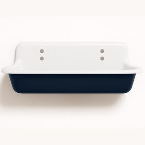 WALL MOUNTABLE! 36&quot; x 18&quot; Single Bowl Reproduction Farmhouse Sink - Naval