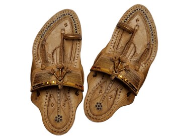 Typical kolhapuri kapshi chappal for men