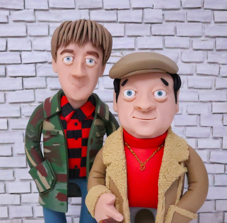 Del Boy and Rodney Trotter Clay Figurines Only Fools & Etsy UK