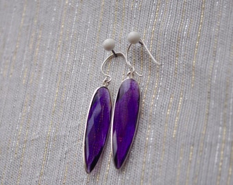 Amethyst Marquise Earrings