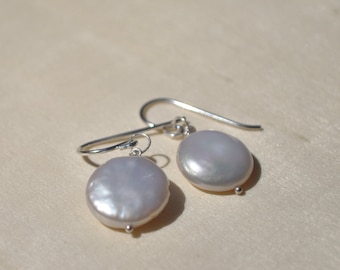 Coin Pearl Drops - Simple Chic * GREAT Bridesmaid GIFT*