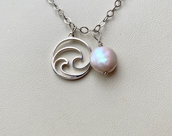 Ride the Love Wave -- With Your Choice of Pearl or Gemstone