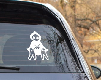 Calcomanía de Flatwoods Monster y Fresno Nightcrawler: Cryptid para coche