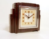 1930 39 s Art Deco Bakelite Alarm clock Vintage French Working