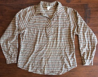 Vintage Sears Soft Flannel Pullover Tunic