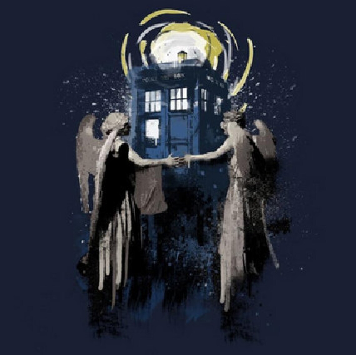 Pattern Only Angels Around The TARDIS PDF Etsy México