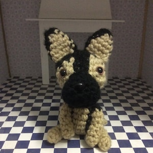 German Shepherd Stuffed Animal, Plush Toy, Amigurumi, Alsatian