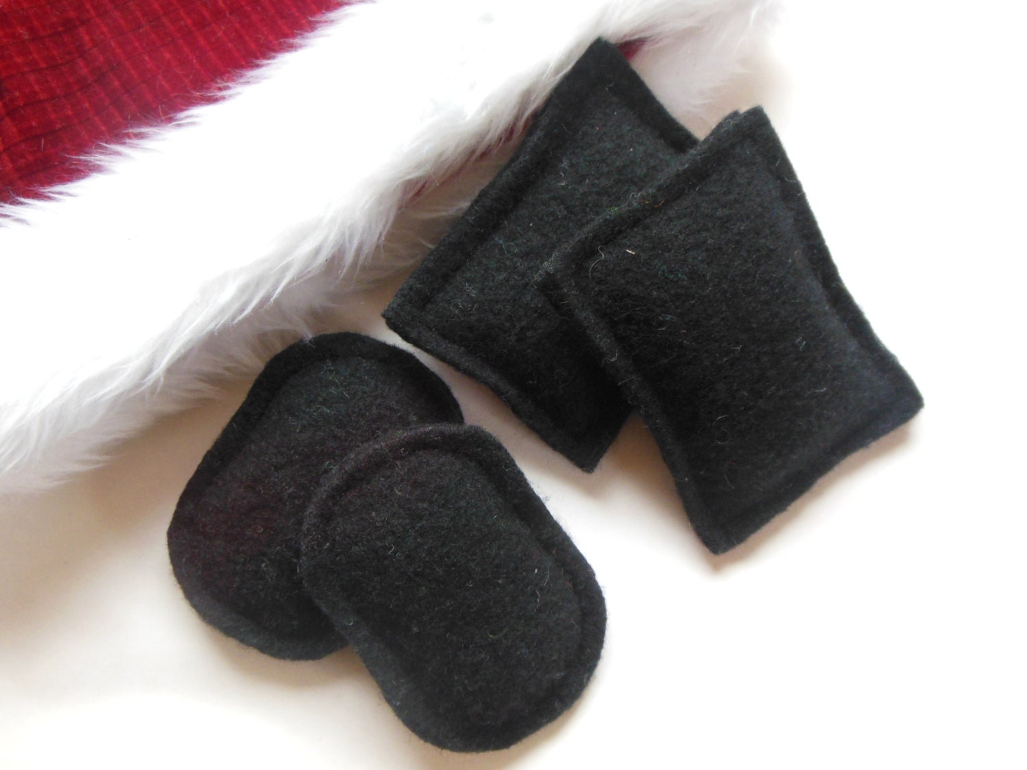 LUMP OF COAL Wool Pocket Rice Hand Warmers, Eco Friendly