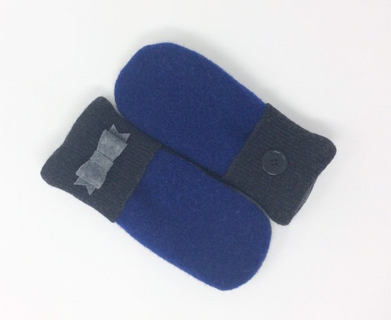 Felted top sweater mittens