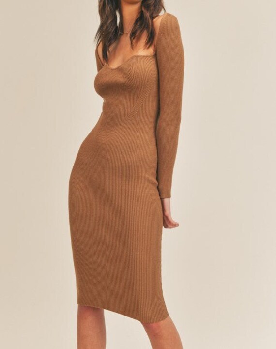 sweater dress midi length