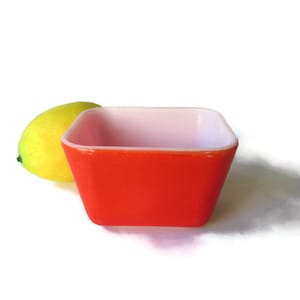 Pyrex Refrigerator Storage Dish #501; Pyrex Refrigerator Set, Pyrex Ovenware, Pyrex Primary Colors, Pyrex Fridge Dish, Vintage Pyrex