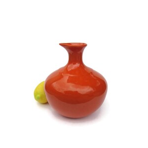 Bauer Plainware Orange Carafe; Bauer Carafe, Bauer Coffee Pot, Bauer Pitcher, Bauer Tea Pot, Bauer Plainware, Bauer Orange, Bauer Serving
