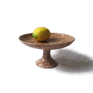 Antique Ironstone Cake Stand; Antique Ironstone Torte Stand, Cake Stand, Sweetmeat Stand, Torte Stand, Bluebird Dishes