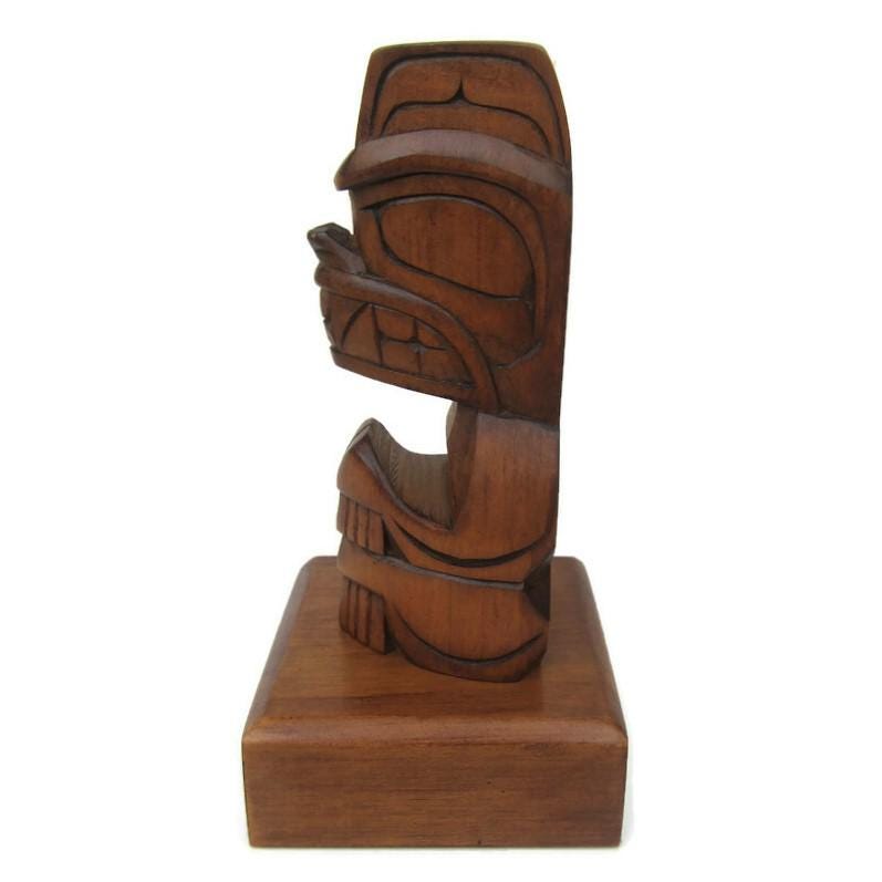 Jack Stogan Yellow Cedar Bear Totem; Jack Stogan Totem, Aboriginal Art ...
