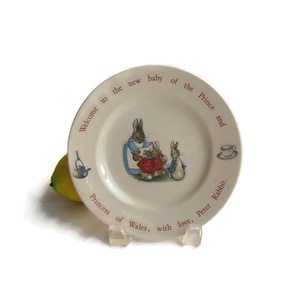 Wedgwood Plate, Wedgwood Of Etruria & Barlaston; Beatrix Potter Plate, Royal Commemorative Plate, Royal Souvenir Plate