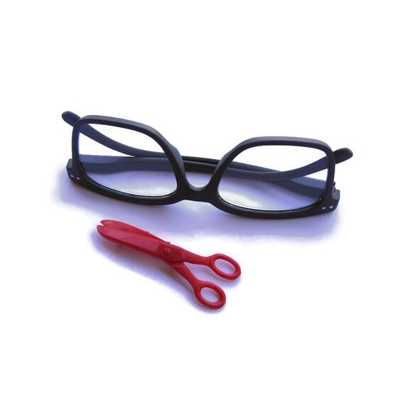 Antique Red Plastic Scissors Brooch; Antique Red Plastic Brooch, Vintage Plastic Brooch, Vintage Plastic Lapel Pin, Vintage Plastic Jewelry