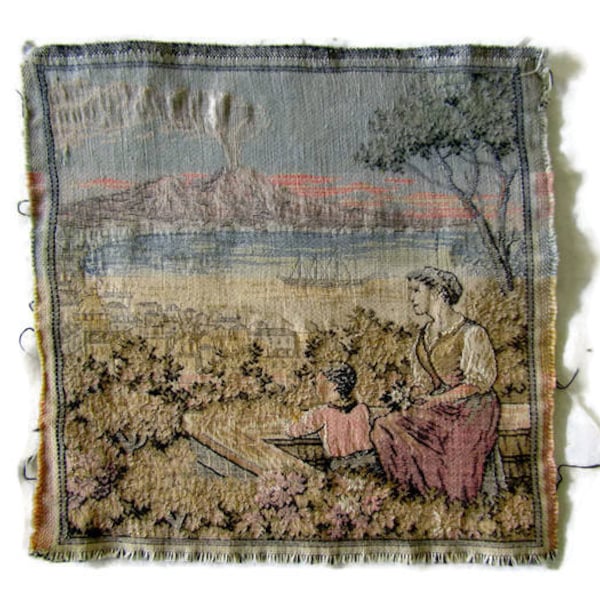 Tapestry; Belgian Tapestry, Belgian Textile, Vintage