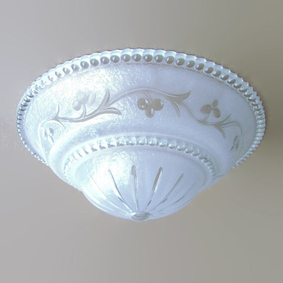 Ceiling Light Cover Ceiling Light Diffuser Ceiling Light Fixture Vintage Light Fixture Vintage Ceiling Light Fixture