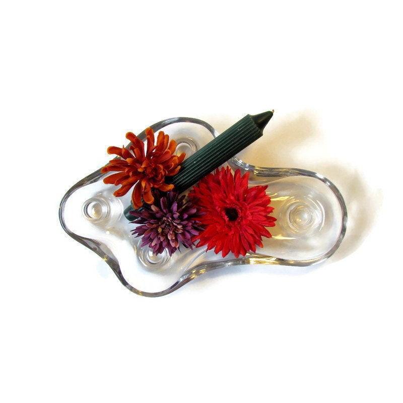 Centerpiece; Center Bowl, Pressed Glass Centerpiece, Vintage