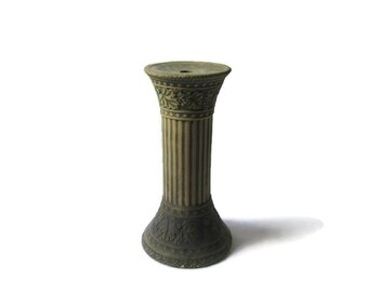 Red Wing Union Stoneware Brushware Leaf And BerryGrape Leaf Jardiniere Pedestal; Brushware Pottery, Red Wing Pottery, Antique Plant Stand