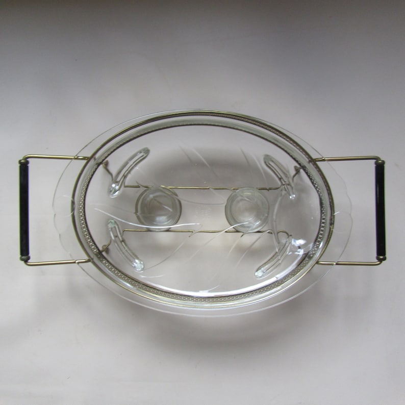 Pyrex Chafing Dish With Stand Pyrex Catering Dish Pyrex Etsy