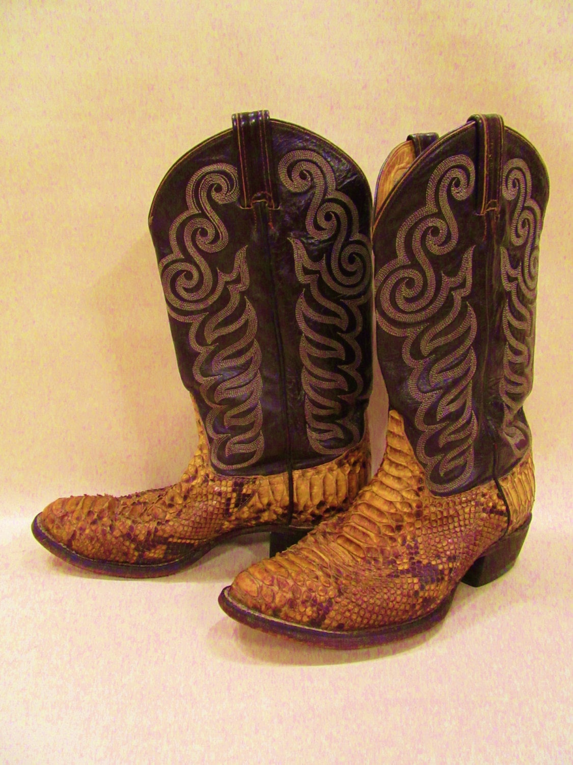 Tony lama boa constrictor clearance boots