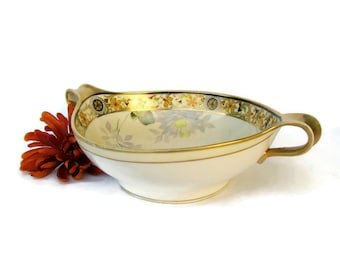 Nippon Hand Painted Bowl; Antique Bowl, Morimura Brothers, Nippon, Noritake, Morimura Brothers Bowl, Nippon Bowl, Noritake Bowl