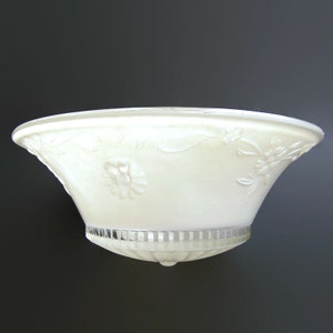 Ceiling Light Cover; Ceiling Light Diffuser, Ceiling Light Fixture, Vintage Light Fixture, Vintage Ceiling Light Fixture