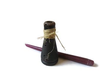 Bobbin, Spool; Vintage Bobbin, Vintage Spool, Beehive Bobbin, Spinning Bobbin, Textile Bobbin, Thread Bobbin, Yarn Bobbin, Sewing Decor