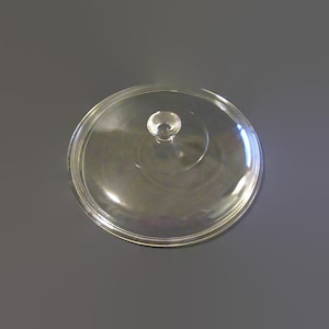 Glass Lid Vintage Crock Pot Lid Replacement Lid Clear Glass Round