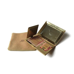 Vintage Richard Hudnut Makeup Compact; Richard Hudnut Compact, Vintage Compact, Face Powder Compact, Rouge Compact, Vintage Makeup
