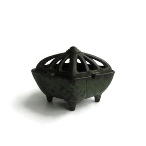 Vantines Incense Burner 574/3; Antique Incense Burner, Egyptian Revival Incense Burner, Metal Incense Burner, 1920's