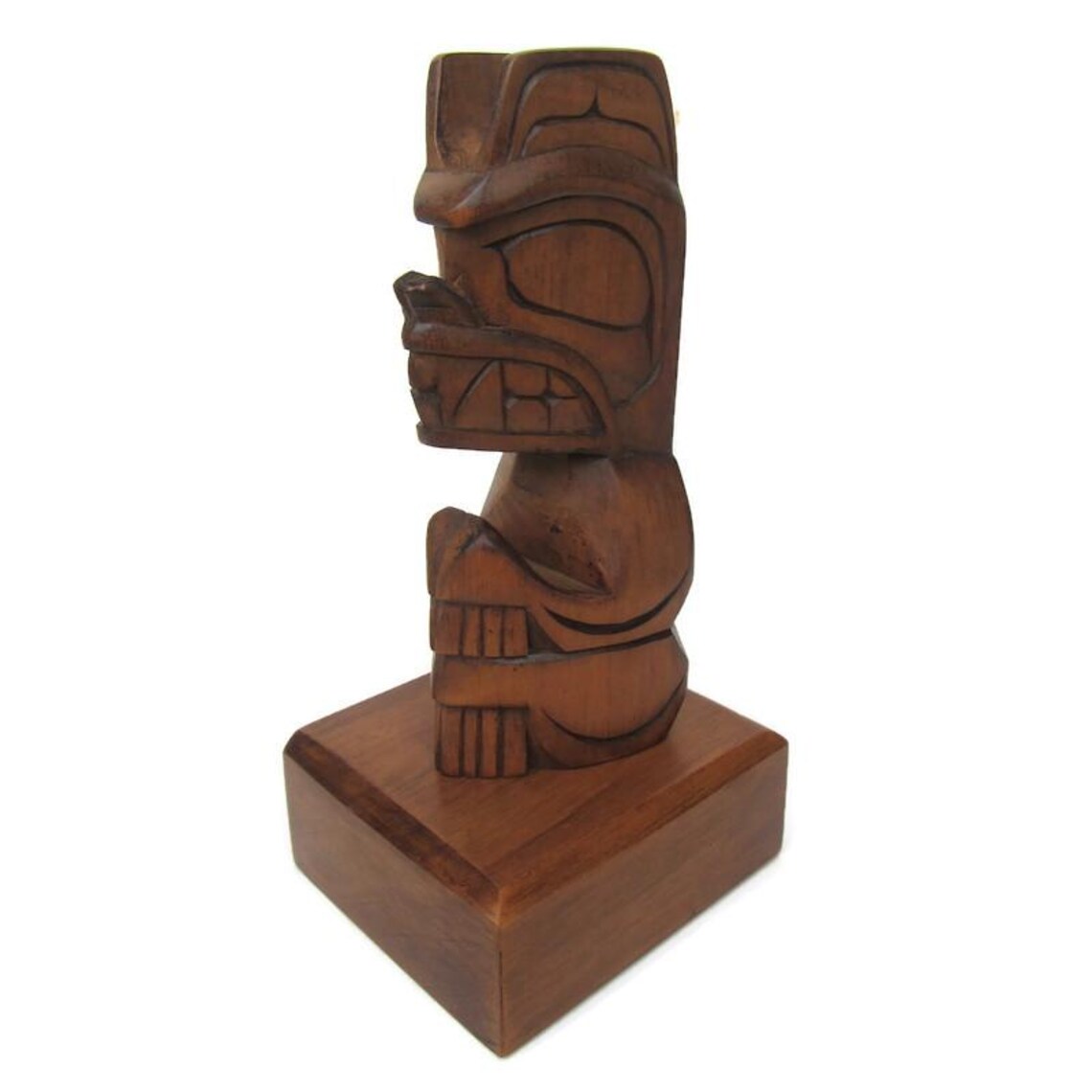 Jack Stogan Yellow Cedar Bear Totem; Jack Stogan Totem, Aboriginal Art ...
