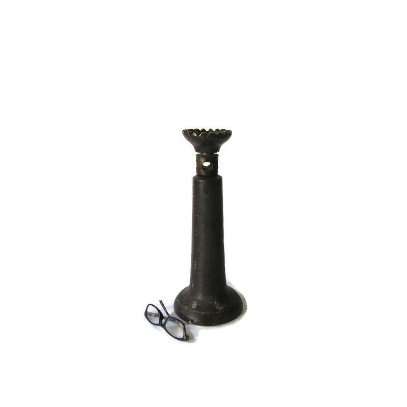 Antique/Vintage Screw Jack; Antique Jack, Vintage Jack, Industrial Decor, Garage Decor, Shop Decor, Industrial Candle Holder