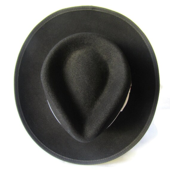 Broner Fedora Hat; Broner Hats, Broner Black Fedo… - image 5