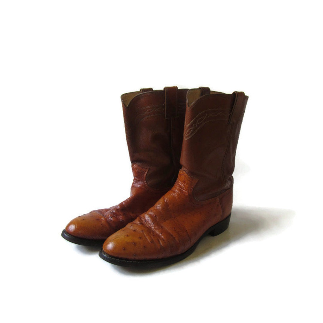 Justin Cowboy Boots, Men's 10 D Justin Men's Cowboy Boots, Justin Full