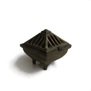 Vantines Incense Burner 574/2; Antique Incense Burner, Egyptian Revival Incense Burner, Metal Incense Burner, 1920's