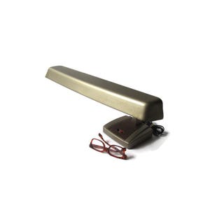 Desk Lamp; Banker&#39;s Lamp, Gooseneck Lamp, Office Lamp, Mid Century Lamp, Vintage Desk Lamp, Vintage Fluorescent Lamp, Vintage Office Lamp