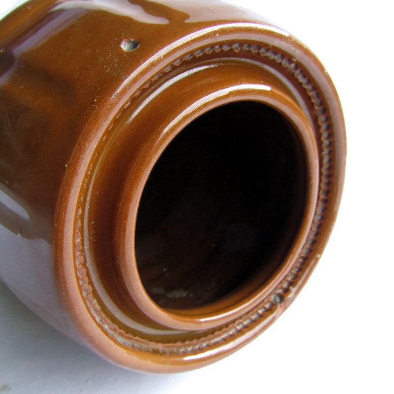 Antique Peoria Pottery Wax Seal Canning Jar Antique Canning Etsy