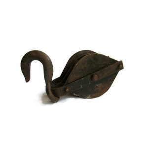 Block And Tackle; Vintage Block And Tackle, Industrial Block And Tackle, Metal Block And Tackle, Industrial Decor, Industrial Lighting