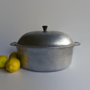 Club Aluminum Roaster With Lid; Club Cookware, Cast Aluminum Cookware, Vintage Cookware, Cast Aluminum Dutch Oven, Cast Aluminum Roaster