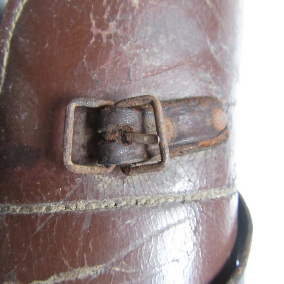 Antique Leather Gaiters; Equestrian Gaiters, Mili… - image 5