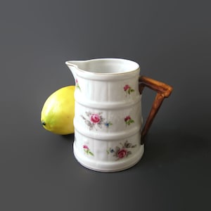 Hand Painted Pitcher; Cream Pitcher, Juice Pitcher, Milk Pitcher
