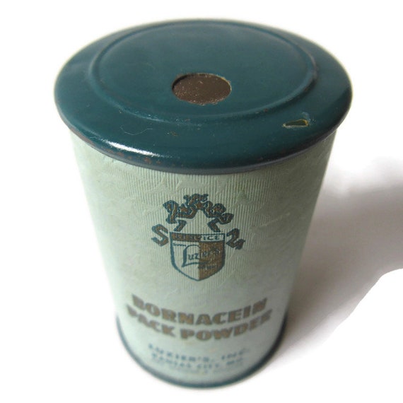 Luzier's Inc. Bornacein Pack Powder Tin, 1890's-1… - image 3