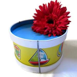 Ohio Art Tin Lithographed Drum; Vintage