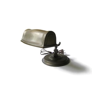 Antique Desk Lamp; Antique Office Lamp, Antique Banker&#39;s Lamp, Antique Brass Lamp, Antique Piano Lamp, Antique Task Lighting