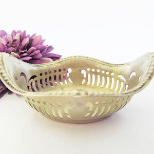 Nut Bowl; Nut Dish, Silver Plated Nut Bowl, Silver Plated Nut Dish, Individual Place Setting Nut Dish