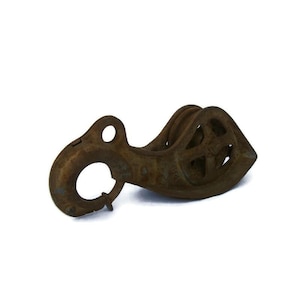 Antique Block And Tackle Pulley; Antique Pulley, Antique Barn Pulley, Antique Block & Tackle, Antique Industrial Pulley