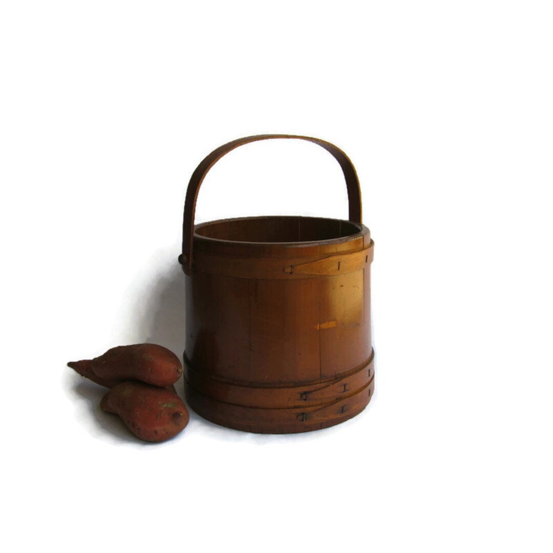 Vintage Maple Firkin Bucket Firkin Bucket, Maple Bucket, Wood Bucket