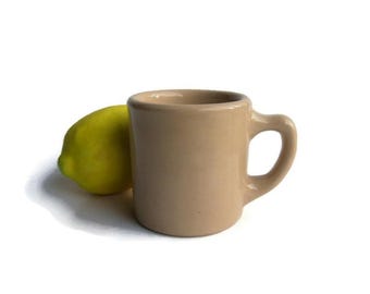 Tepco China Restaurant Ware Mug; Chunky Mug, Diner Mug, Finger Ring Mug, Ironstone Mug, Diner Dishes, Restaurant Dishes